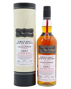 Cragganmore 1995 The First Edition 26 år Speyside Single Malt Scotch Whisky 70 cl 54,7%